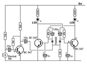 clap switch – Circuit Schematic