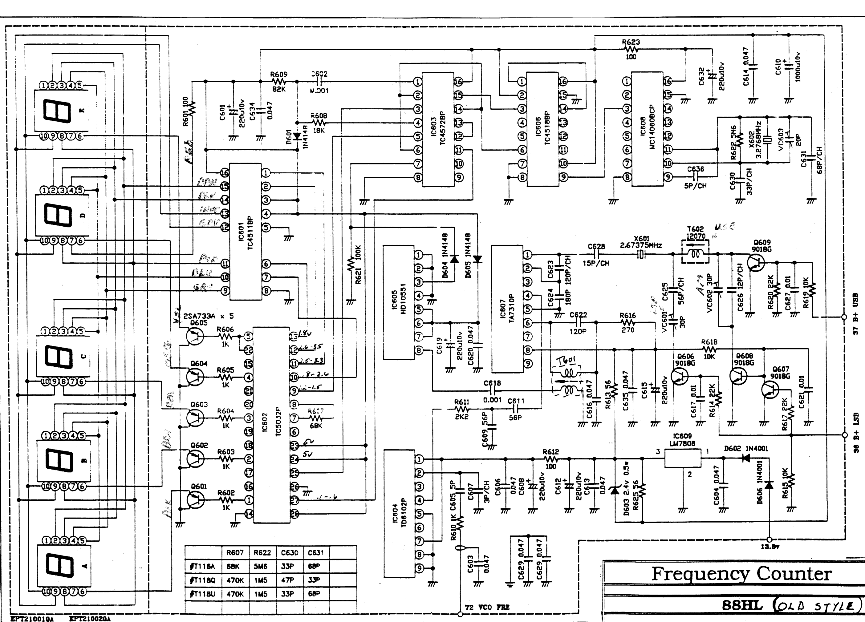 radio galaxy dx88h – Circuit Schematic