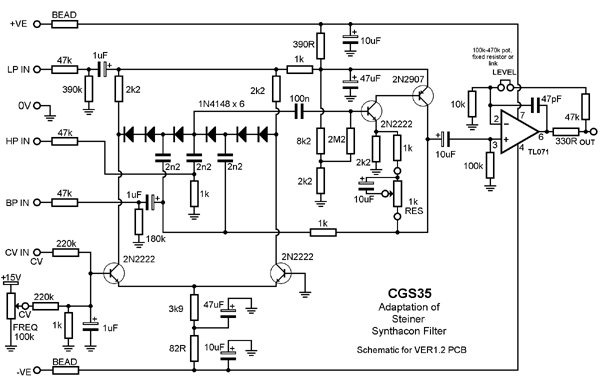 syntha vcf historical – Circuit Schematic