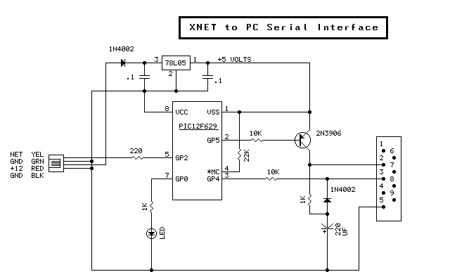PC interfaced Security System circuit