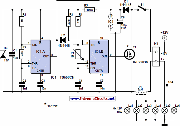 12v dimmer circuit