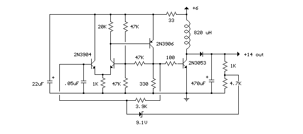 2 watt switching power supply circuit