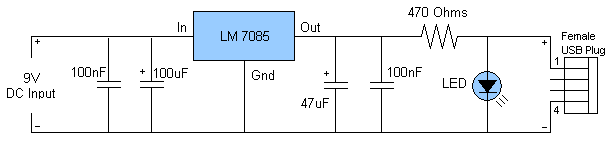usb charger circuit