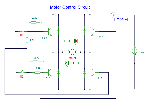 dc motor control circuit