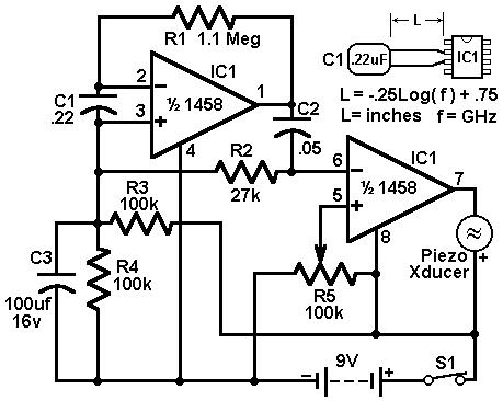 economy radar detector – Circuit Schematic