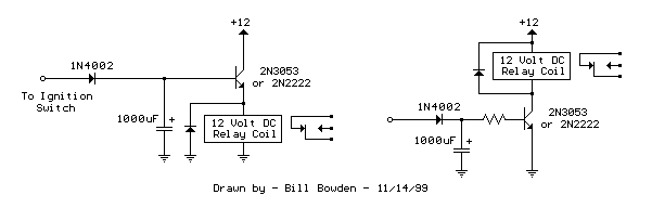 power off time delay relay circuit