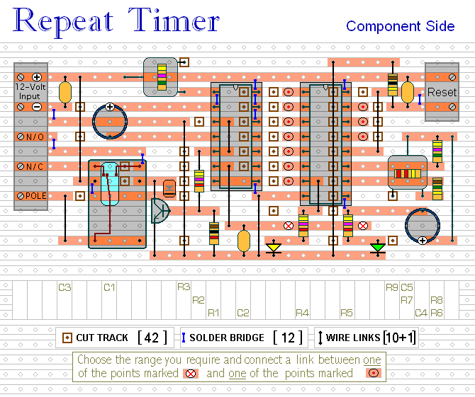 repeating interval timer circuit