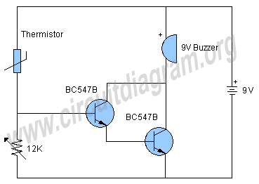 temperature alarm circuit
