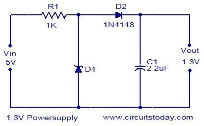 13V Power supply circuit