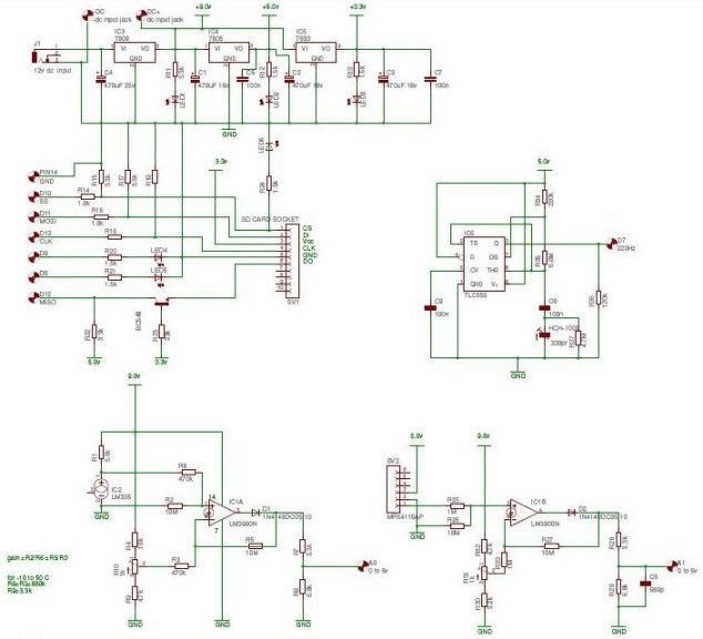 Indoor Weather Station using Arduino circuit