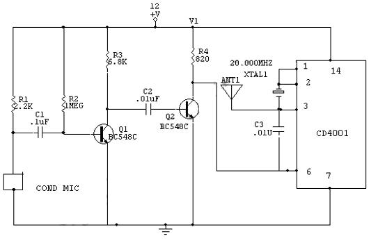 FM And AM Digital IC – Circuit Schematic