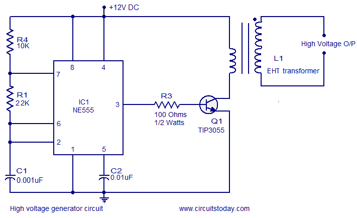 High voltage generator circuit