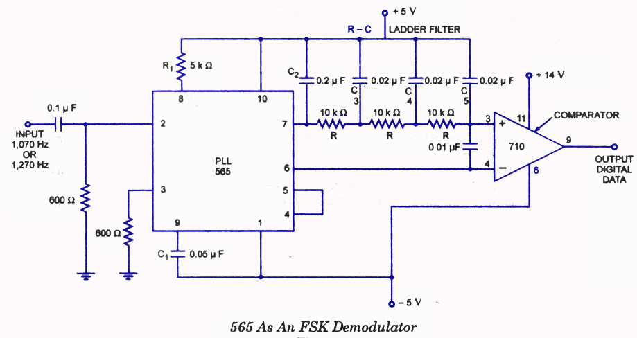 FSK Demodulator – Circuit Schematic