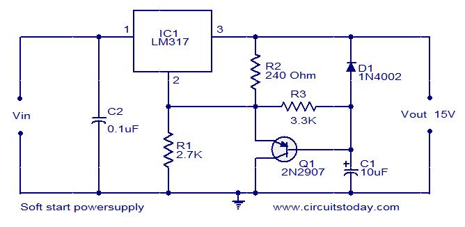 switching power supply circuit diagram circuit