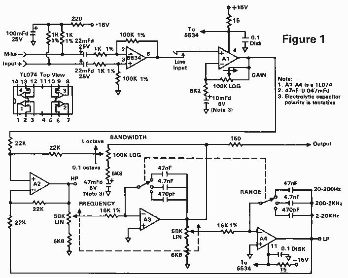 Spectrum Analyzer and Equalizer circuit