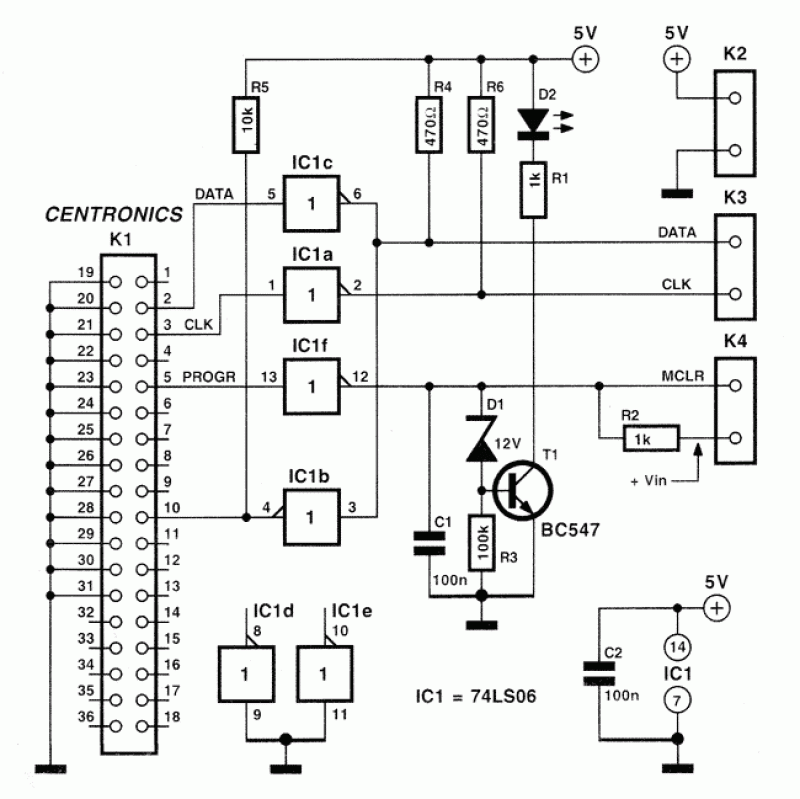 PIC16CS4 Programmer