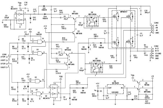 N-Channel H-bridge Motor Drive circuit