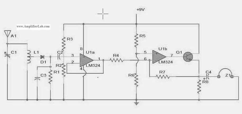 Circuit Diagram Of Power Amplifier Electronic Circuits circuit