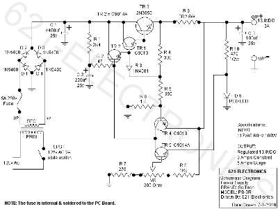 SciTech PS-3R Power Supply Circuit