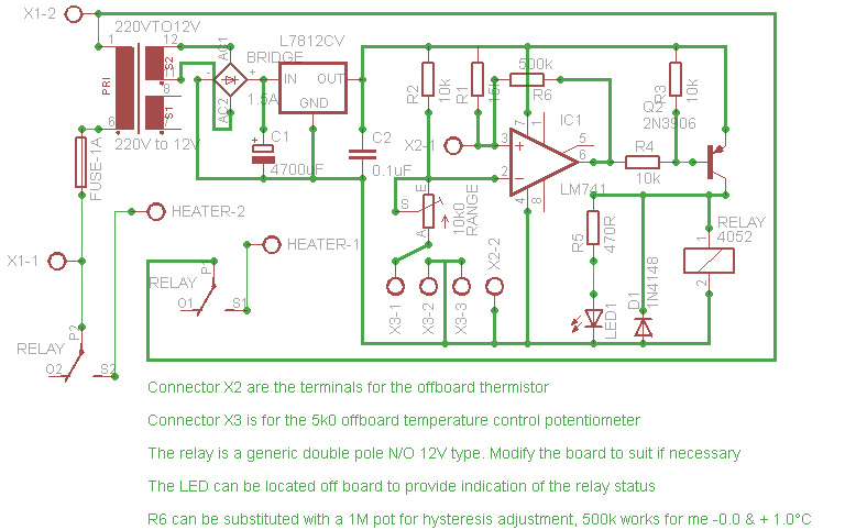Thermostat Circuits circuit