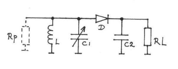 a sensitive crystal receiver – Circuit Schematic