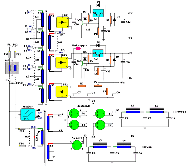 Power Supply For Amplifier circuit
