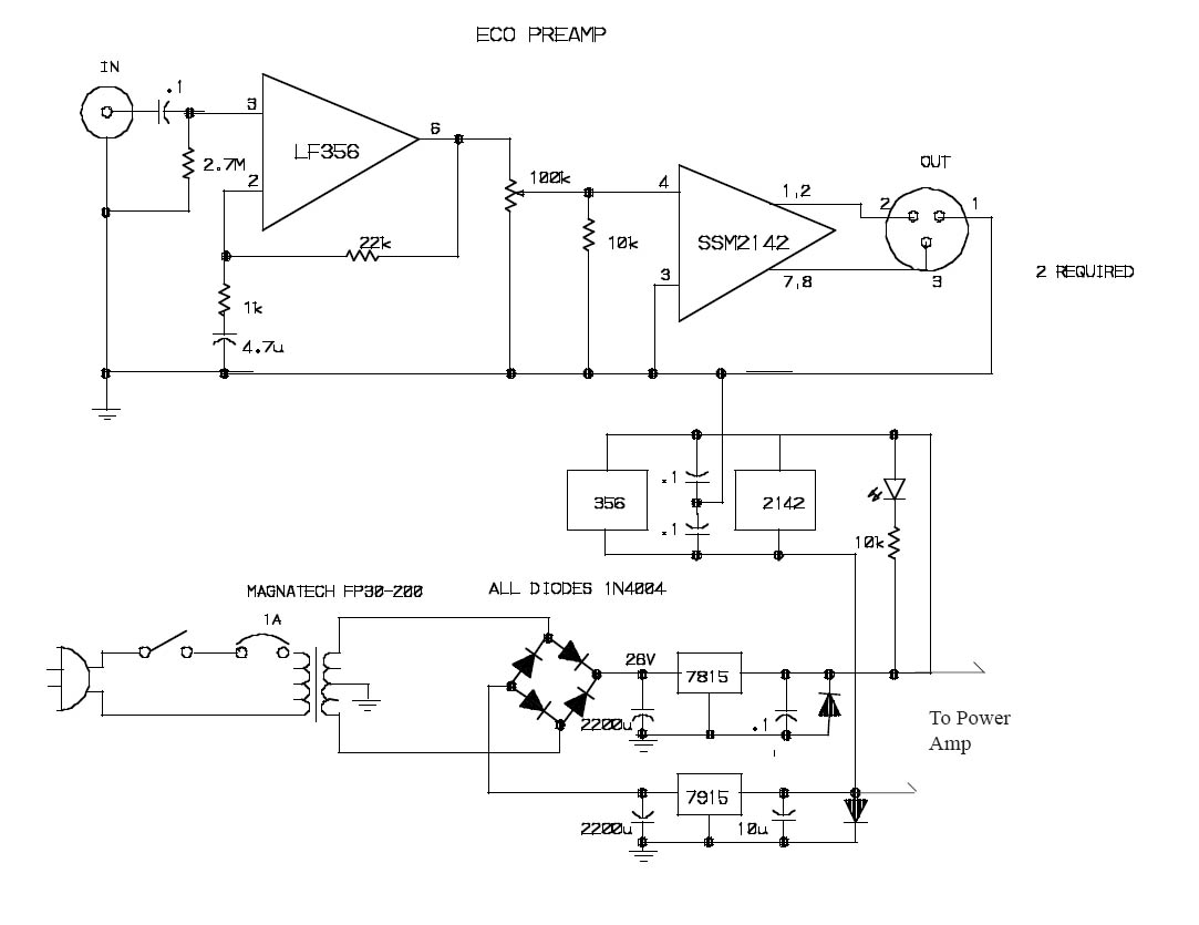 plate reverb restoration – Circuit Schematic