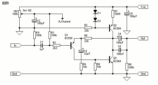Minimalist Discrete Hi-Fi Preamp circuit