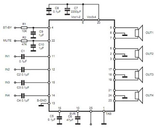 electronic circuit amplifier circuit