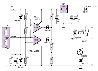 Simple Analogue Electronic Key circuit