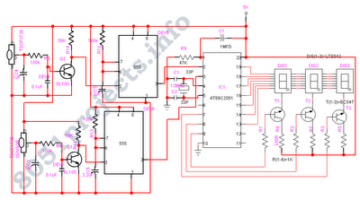 Digital visitor counter Schematic Diagram circuit