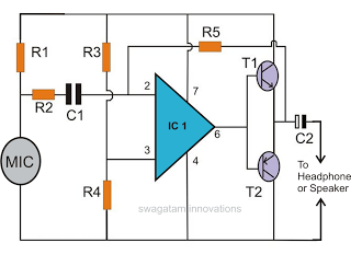 Electronic Spy Bug Circuit – Circuit Schematic