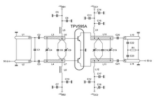 tv power amplifier schematic circuit
