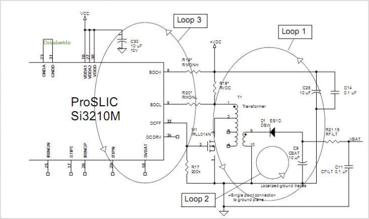 Si3210 Si3211 Si3212 Hardware Reference Guide circuit