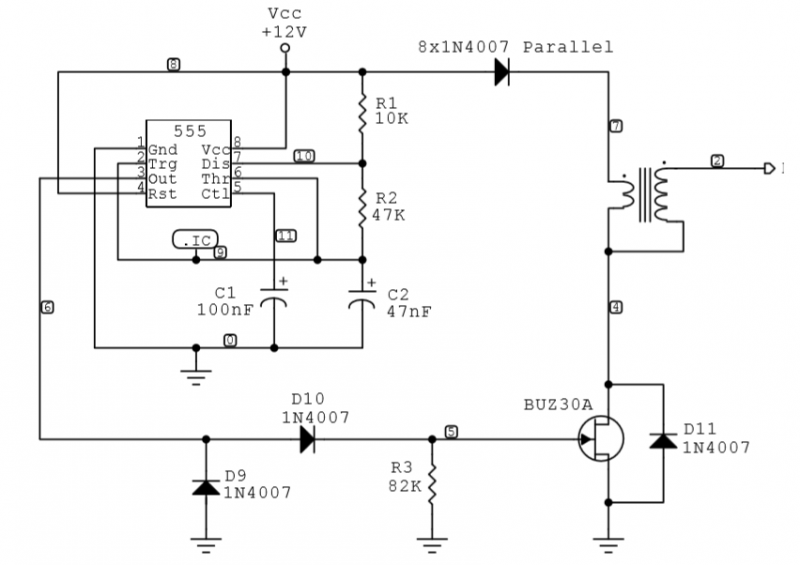 Free-Electron Pump FEP Experiments circuit