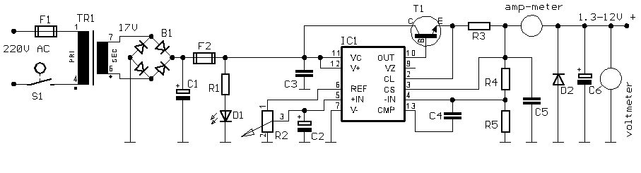 Small Variable power Supply circuit