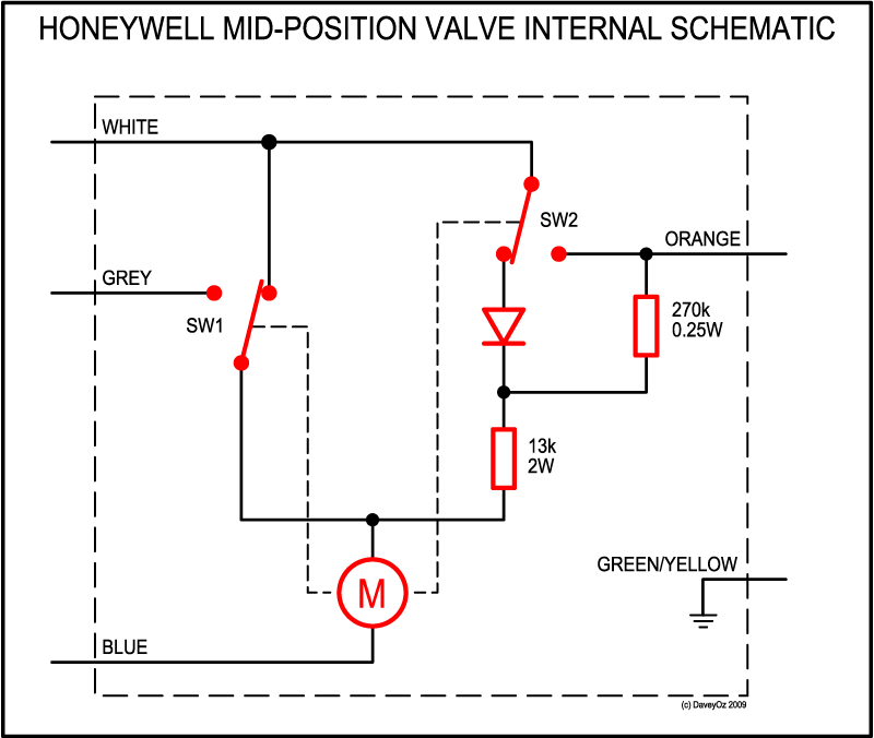 mid position valve circuit