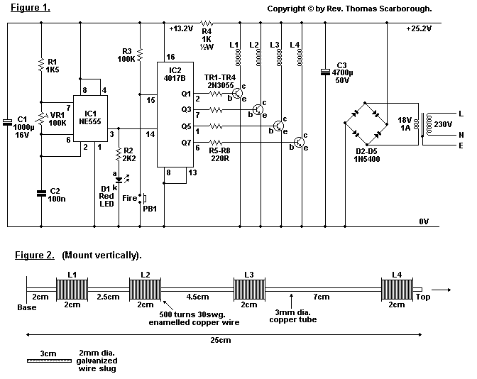 Magnetic Guns circuit