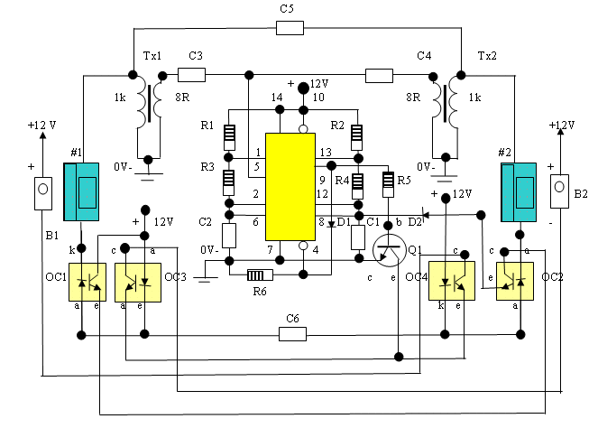 3 Line Mixers circuit