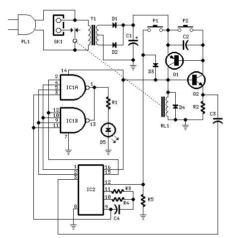 Bedside Lamp Timers circuit