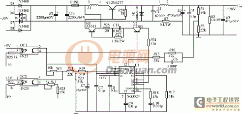 Programmable power supply design study of the integrated test system of guided missile – Circuit Schematic