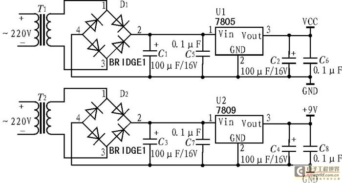  the multi-channel system design of wireless safety protection of the infrared detection principle – Circuit Schematic