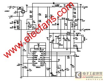  the active power factor correction (PFC) of FAN4810 Circuit design – Circuit Schematic
