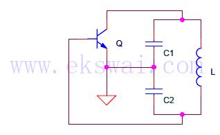 Colpitts Oscillator Calculator circuit