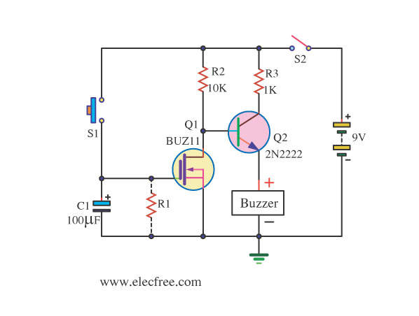 On After Delay with Mosfet circuit