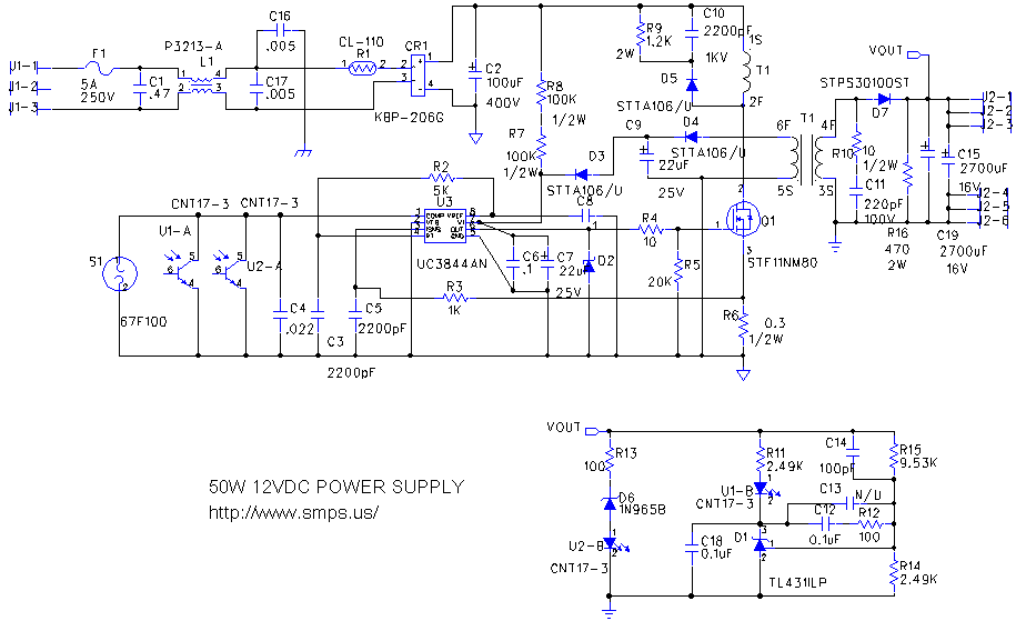 switching power supply 2 circuit