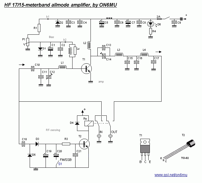 10 watt rf amplifier for 18mhz by – Circuit Schematic