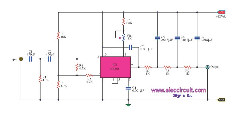 Background music decoder circuit