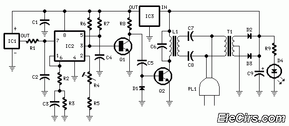 Digital Remote Thermometer circuit