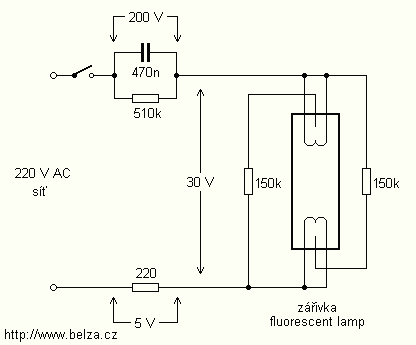 Energy Saving Night Light circuit